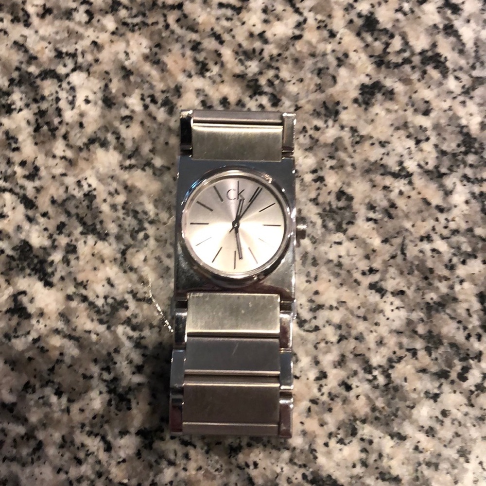 Calvin Klein bulky watch.